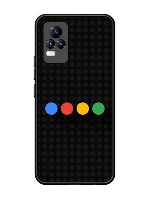 Google Dots Glossy Soft Edge Case for Vivo Y73 Chachhi