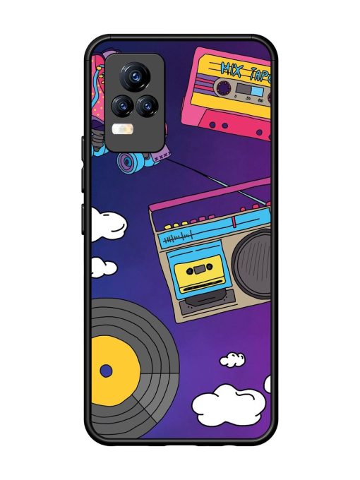 Retro Vibes Glossy Soft Edge Case for Vivo Y73 Chachhi