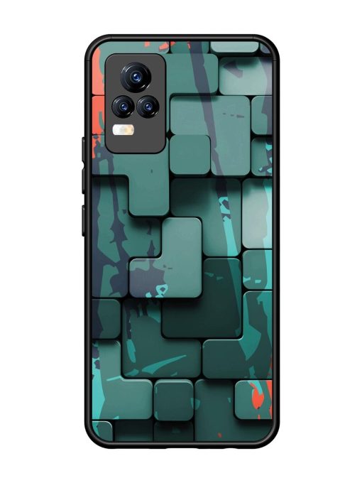 Abstract Geometric Mosaic Glossy Soft Edge Case for Vivo Y73 Chachhi