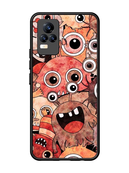 Monster Mash Glossy Soft Edge Case for Vivo Y73 Chachhi