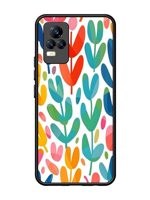 Rainbow Of Blooms Glossy Soft Edge Case for Vivo Y73 Chachhi