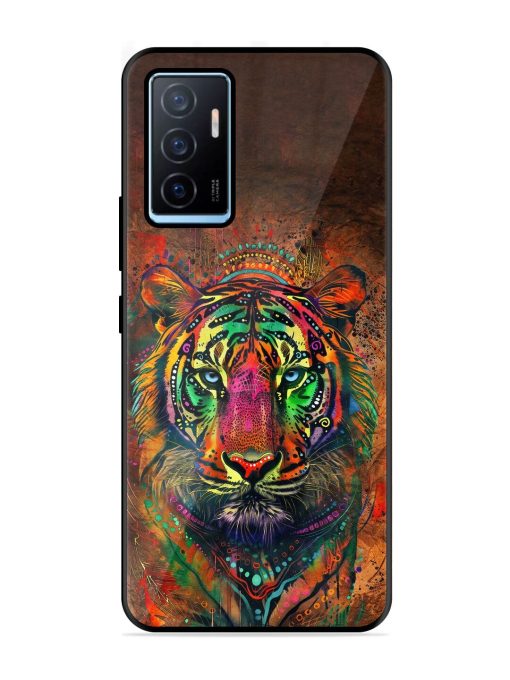 Cosmic Tiger Glossy Soft Edge Case for Vivo Y75 (4G) Chachhi