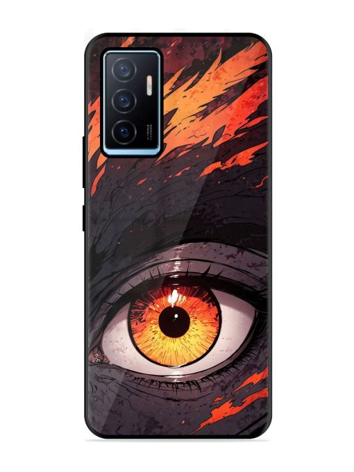 Inferno Gaze Glossy Soft Edge Case for Vivo Y75 (4G) Chachhi