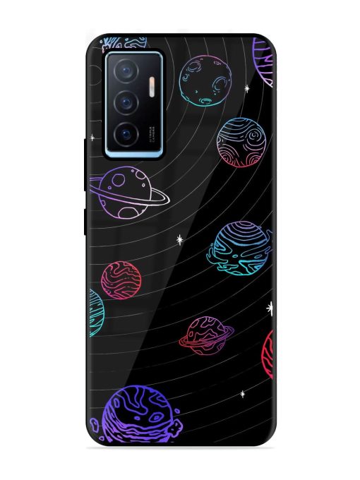 Cosmic Ballet Glossy Soft Edge Case for Vivo Y75 (4G) Chachhi