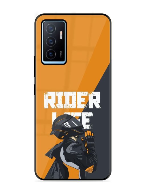 Ride Never Ends Glossy Soft Edge Case for Vivo Y75 (4G) Chachhi