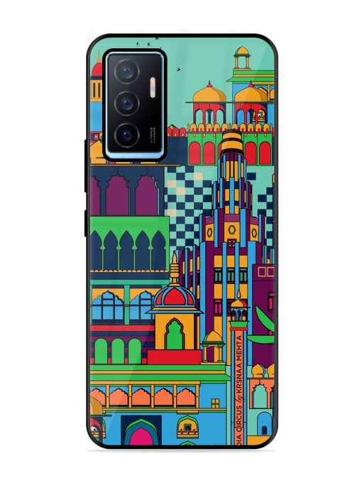 Indian Tapestry Glossy Soft Edge Case for Vivo Y75 (4G) Chachhi