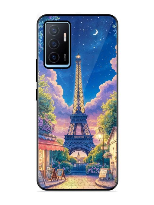 Twilight In Paris Glossy Soft Edge Case for Vivo Y75 (4G) Chachhi