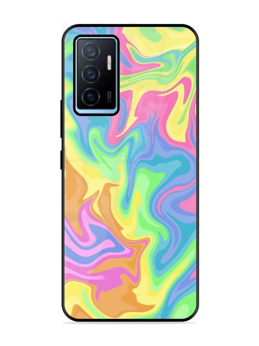 Whimsical Swirl Glossy Soft Edge Case for Vivo Y75 (4G) Chachhi