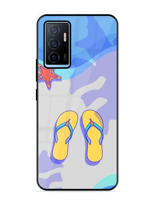 Sandy Toes And Salty Seas Glossy Soft Edge Case for Vivo Y75 (4G) Chachhi