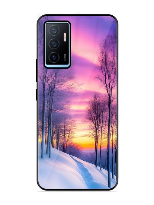 Winter'S Purple Haze Glossy Soft Edge Case for Vivo Y75 (4G)