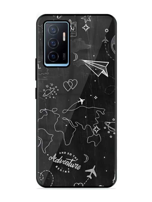 Wanderlust Sketchbook Glossy Soft Edge Case for Vivo Y75 (4G) Chachhi