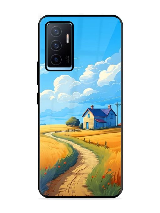 Countryside Cottage Glossy Soft Edge Case for Vivo Y75 (4G) Chachhi