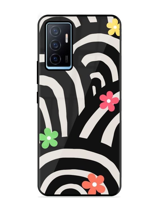 Rainbow Arcs Glossy Soft Edge Case for Vivo Y75 (4G) Chachhi