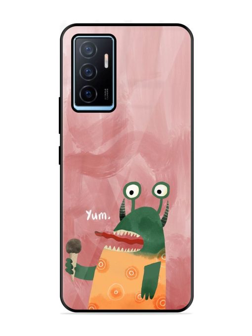 Hungry Monster Glossy Soft Edge Case for Vivo Y75 (4G) Chachhi