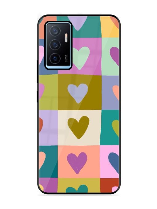 Box Of Hearts Glossy Soft Edge Case for Vivo Y75 (4G) Chachhi