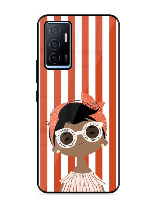 Girls Just Wanna Have Fun Glossy Soft Edge Case for Vivo Y75 (4G) Chachhi