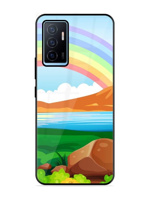 Rainbow Over The Lake Glossy Soft Edge Case for Vivo Y75 (4G) Chachhi