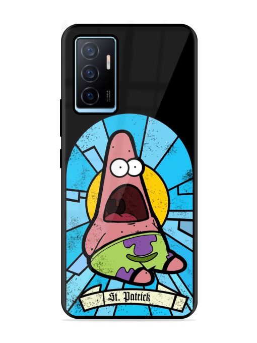 St. Patrick'S Day Stained Glass Patrick Star Glossy Soft Edge Case for Vivo Y75 (4G) Chachhi