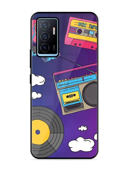 Retro Vibes Glossy Soft Edge Case for Vivo Y75 (4G) Chachhi