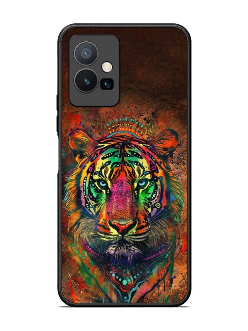 Cosmic Tiger Glossy Soft Edge Case for Vivo Y75 (5G) Chachhi