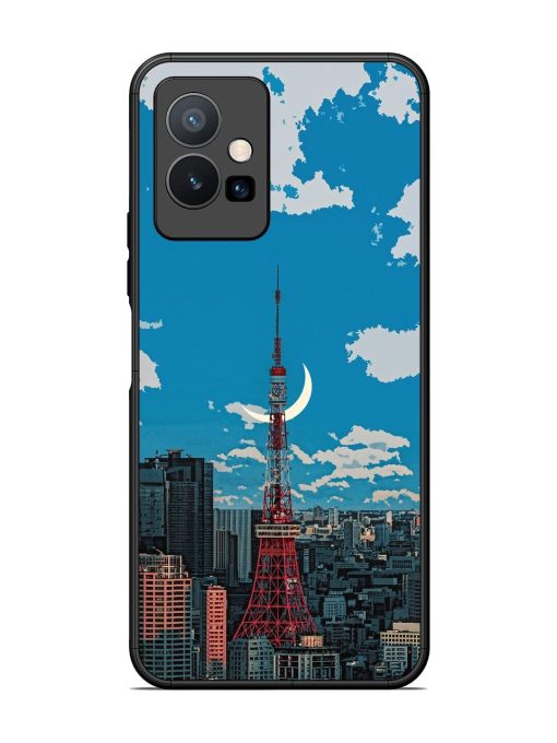 Tokyo Twilight Glossy Soft Edge Case for Vivo Y75 (5G) Chachhi