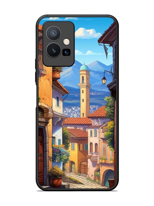 Tuscan Twilight Glossy Soft Edge Case for Vivo Y75 (5G) Chachhi