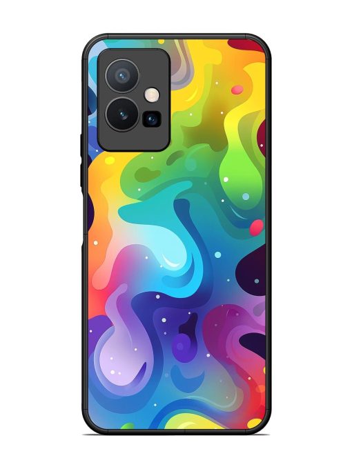 Rainbow River Glossy Soft Edge Case for Vivo Y75 (5G) Chachhi