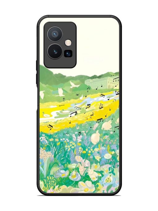 Melody In Bloom Glossy Soft Edge Case for Vivo Y75 (5G) Chachhi