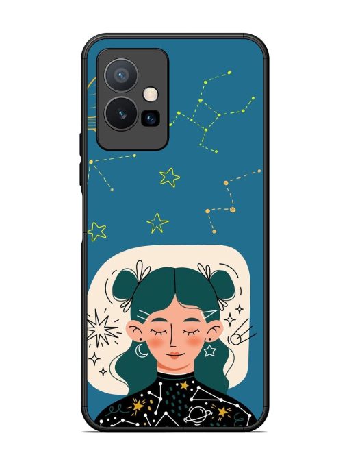 Cosmic Daydreamer Glossy Soft Edge Case for Vivo Y75 (5G) Chachhi