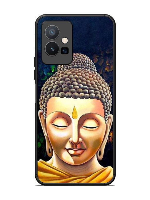 Buddha Face Glossy Soft Edge Case for Vivo Y75 (5G) Chachhi