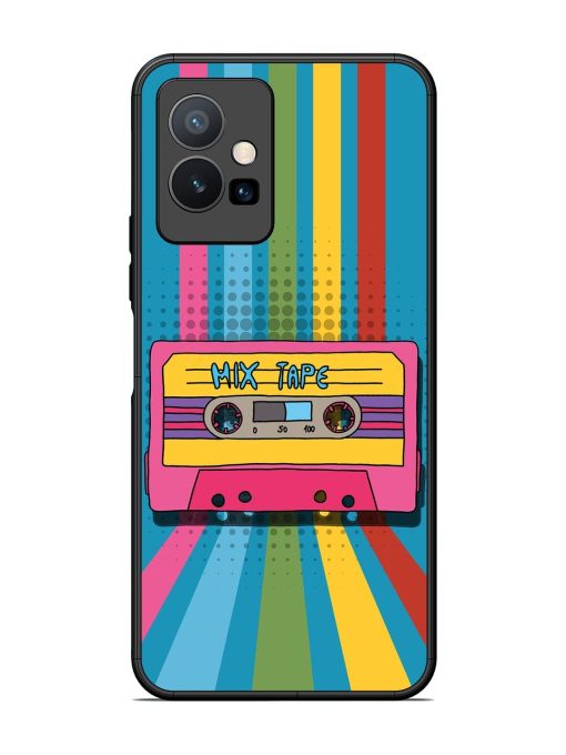 Retro Cassette Tapes Glossy Soft Edge Case for Vivo Y75 (5G) Chachhi