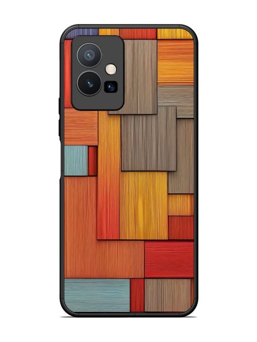 Woodsy Wonders Glossy Soft Edge Case for Vivo Y75 (5G) Chachhi