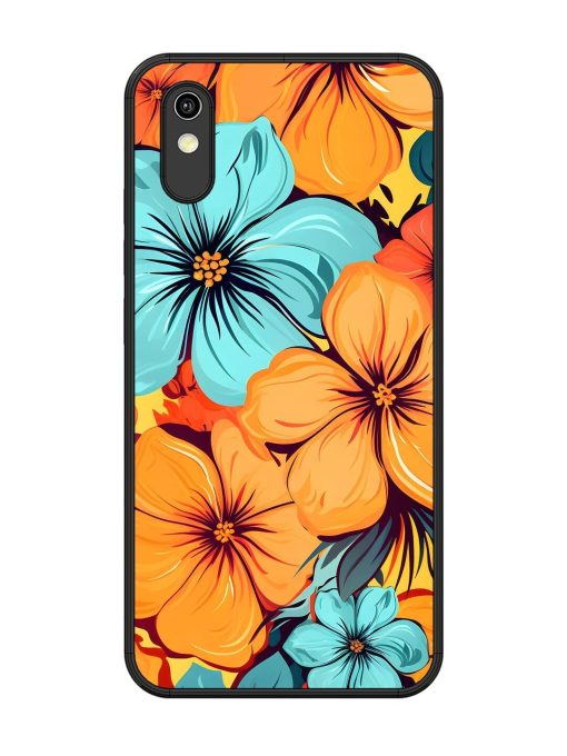 Tropical Bloom Glossy Soft Edge Case for Vivo Y90 Chachhi