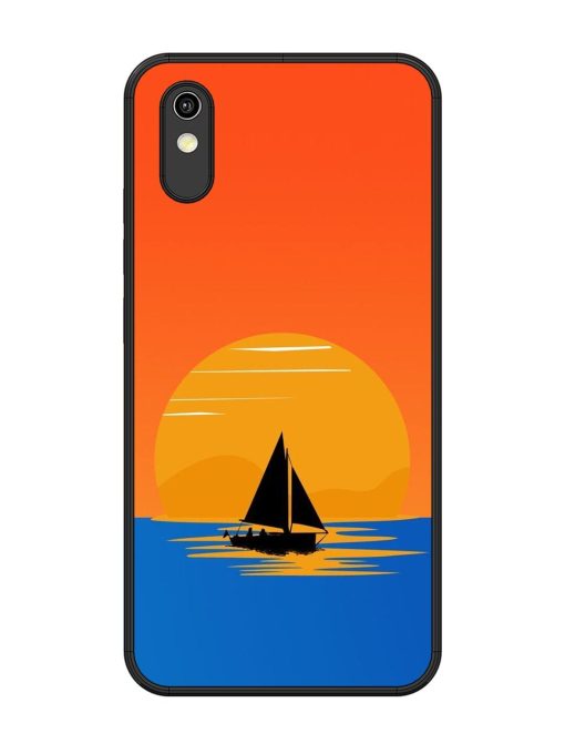 Sunset Sail Glossy Soft Edge Case for Vivo Y90 Chachhi