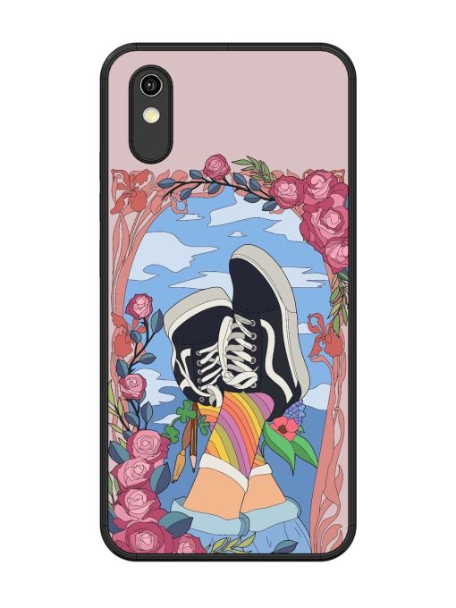 Floral Fantasy Glossy Soft Edge Case for Vivo Y90 Chachhi