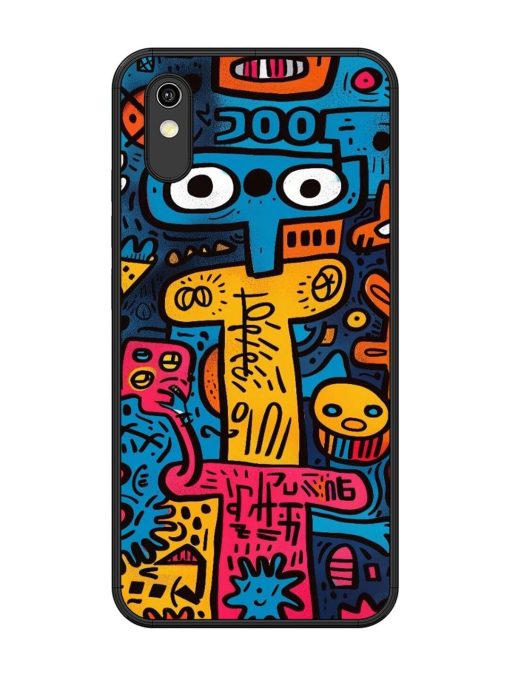 Doodletopia Glossy Soft Edge Case for Vivo Y90 Chachhi