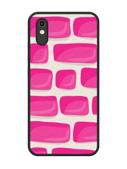 Pink Brick Wall Glossy Soft Edge Case for Vivo Y90 Chachhi