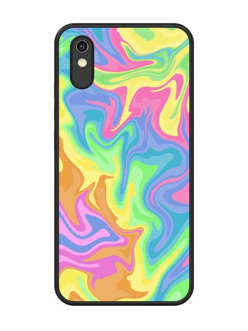 Whimsical Swirl Glossy Soft Edge Case for Vivo Y90 Chachhi