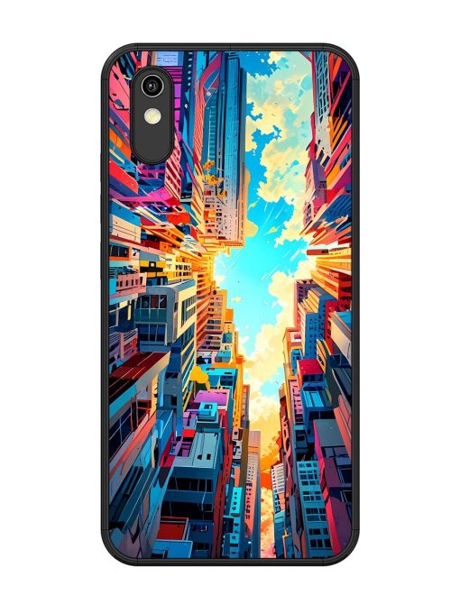 Skyward City Glossy Soft Edge Case for Vivo Y90 Chachhi