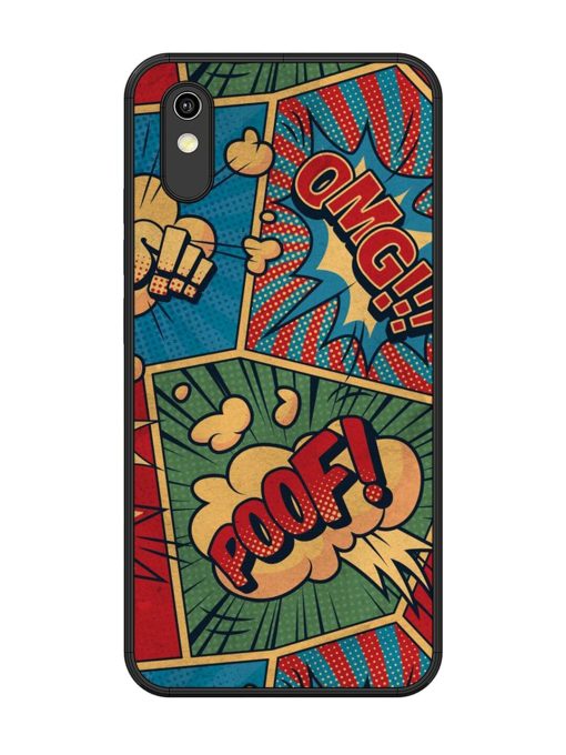 Comic Book Chaos Glossy Soft Edge Case for Vivo Y90 Chachhi