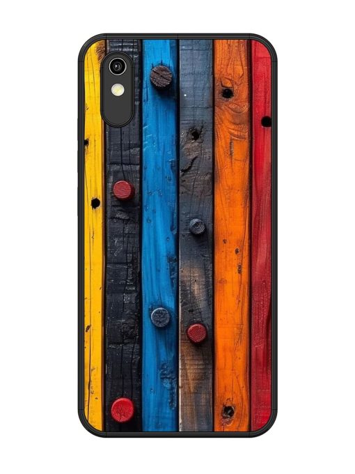 Rainbow Plank Glossy Soft Edge Case for Vivo Y90 Chachhi