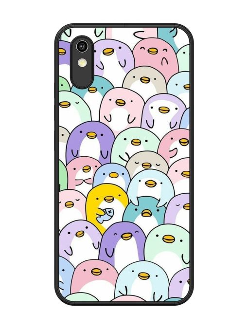 Penguin Party Glossy Soft Edge Case for Vivo Y90 Chachhi