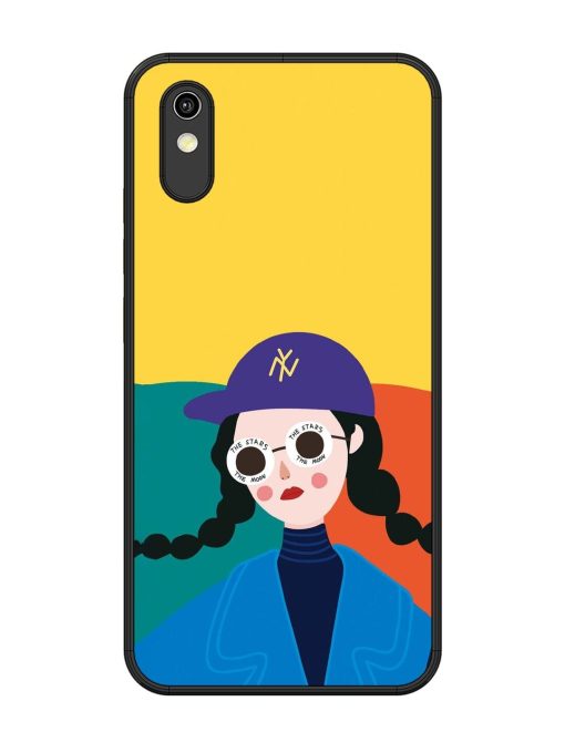 Starry-Eyed Girl Glossy Soft Edge Case for Vivo Y90 Chachhi