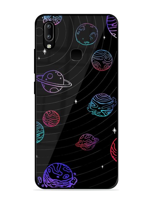 Cosmic Ballet Glossy Soft Edge Case for Vivo Y91 Chachhi