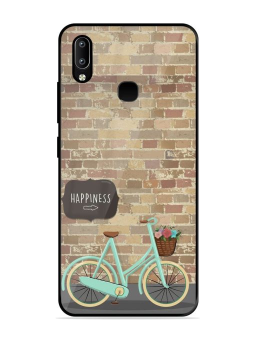 Pedaling Towards Happiness Glossy Soft Edge Case for Vivo Y91 Chachhi