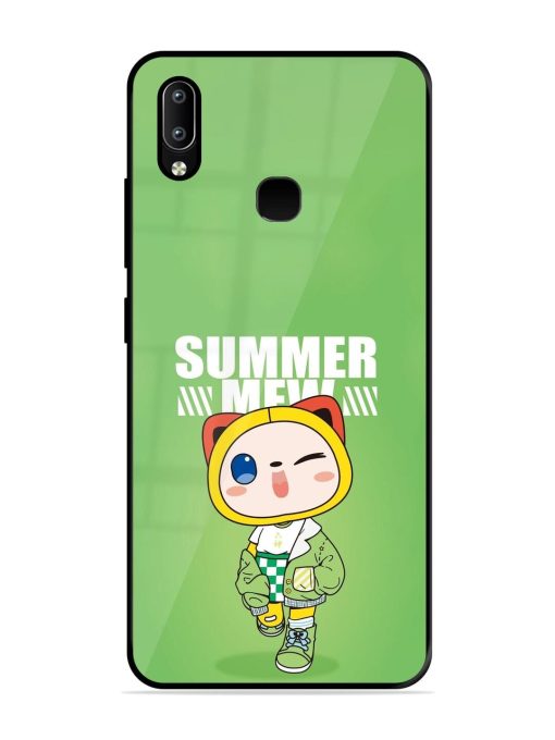 Purrfect Summer Glossy Soft Edge Case for Vivo Y91 Chachhi