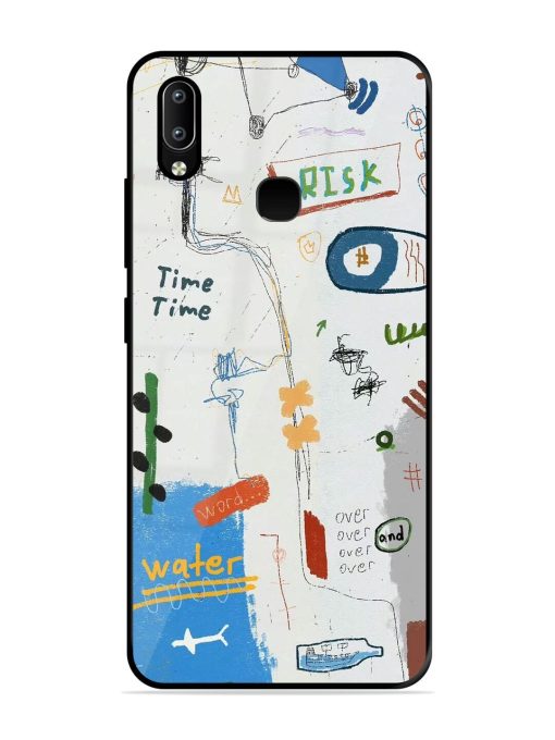 Mind Map Madness Glossy Soft Edge Case for Vivo Y91 Chachhi