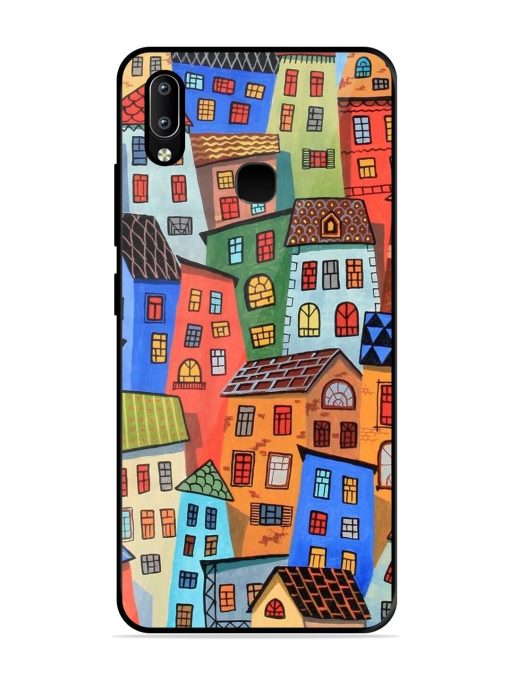 Rainbow House Glossy Soft Edge Case for Vivo Y91 Chachhi