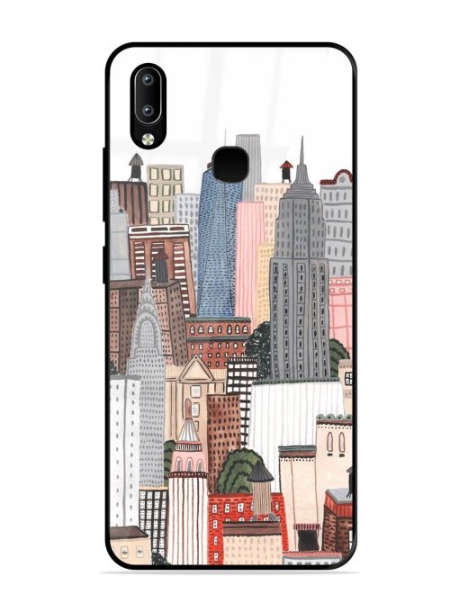 Cityscape Dreams Glossy Soft Edge Case for Vivo Y91 Chachhi