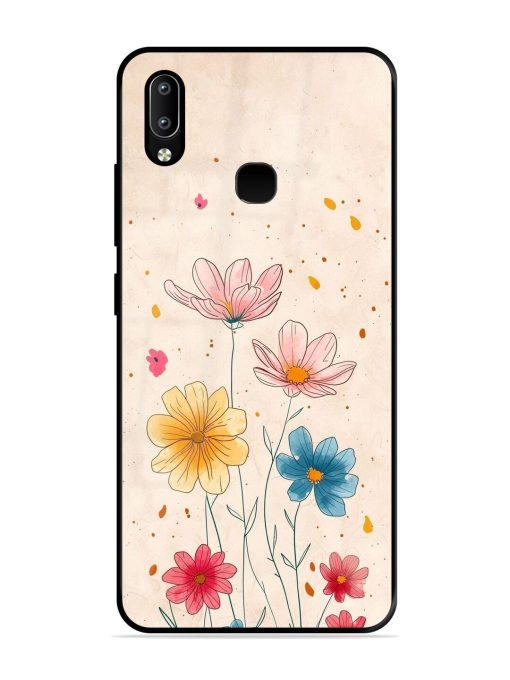 Delicate Bloom Glossy Soft Edge Case for Vivo Y91 Chachhi